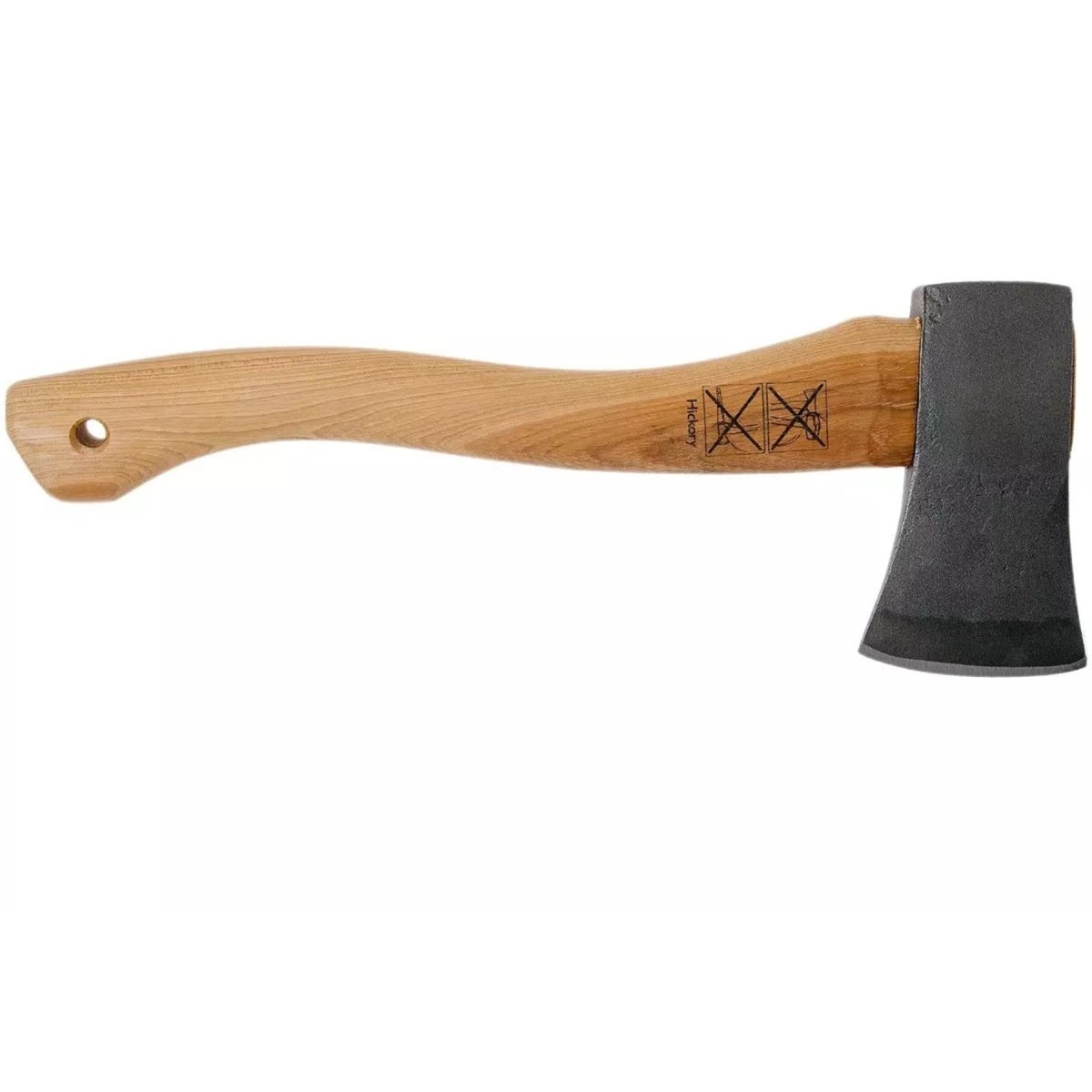 Hulfors H006SV ręcznie kute stalowa stalowa stal Trwałe wałek drewniany Hatchet