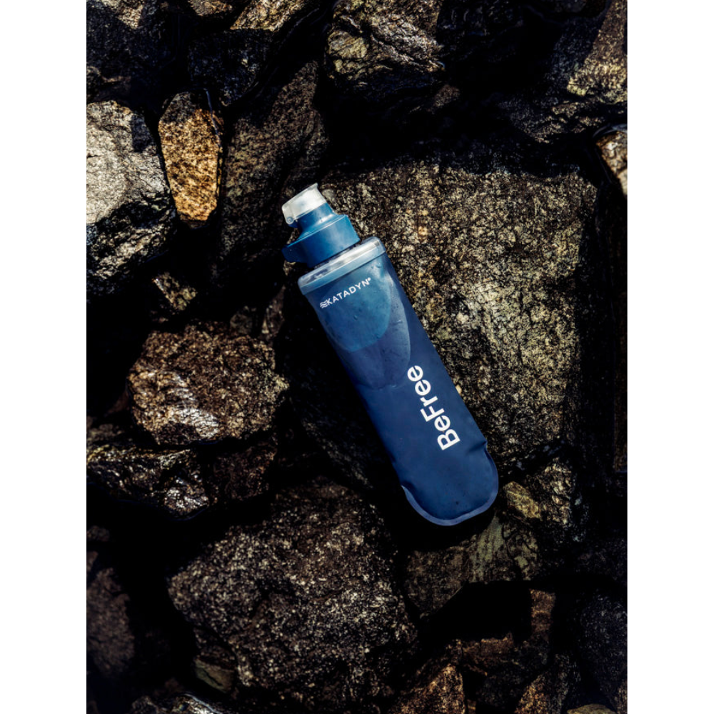 Filtr wody Katadyn BeFree AC 0,5 l Miękka kolba Piesze wycieczki Camping Slate Blue