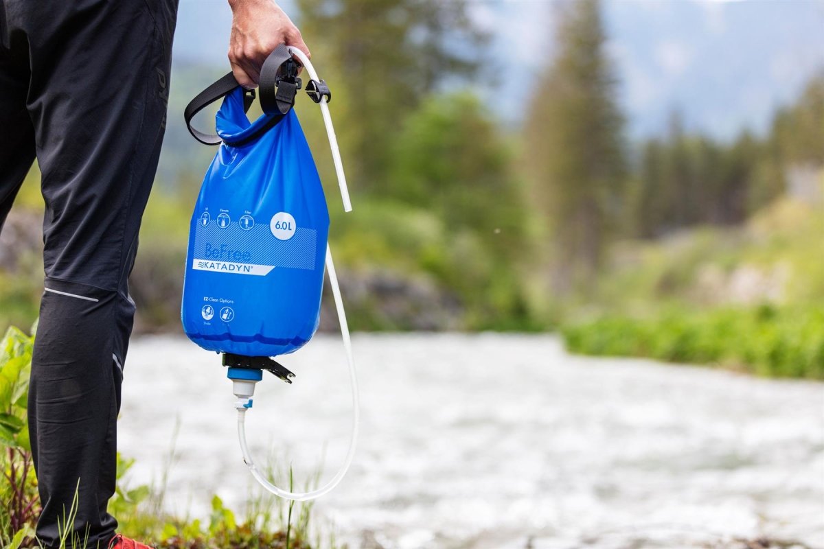 Katadyn Befree Gravity 6L Filtr wody Oczyszczanie Filtrację Filtracyjna pęcherz hydratacja