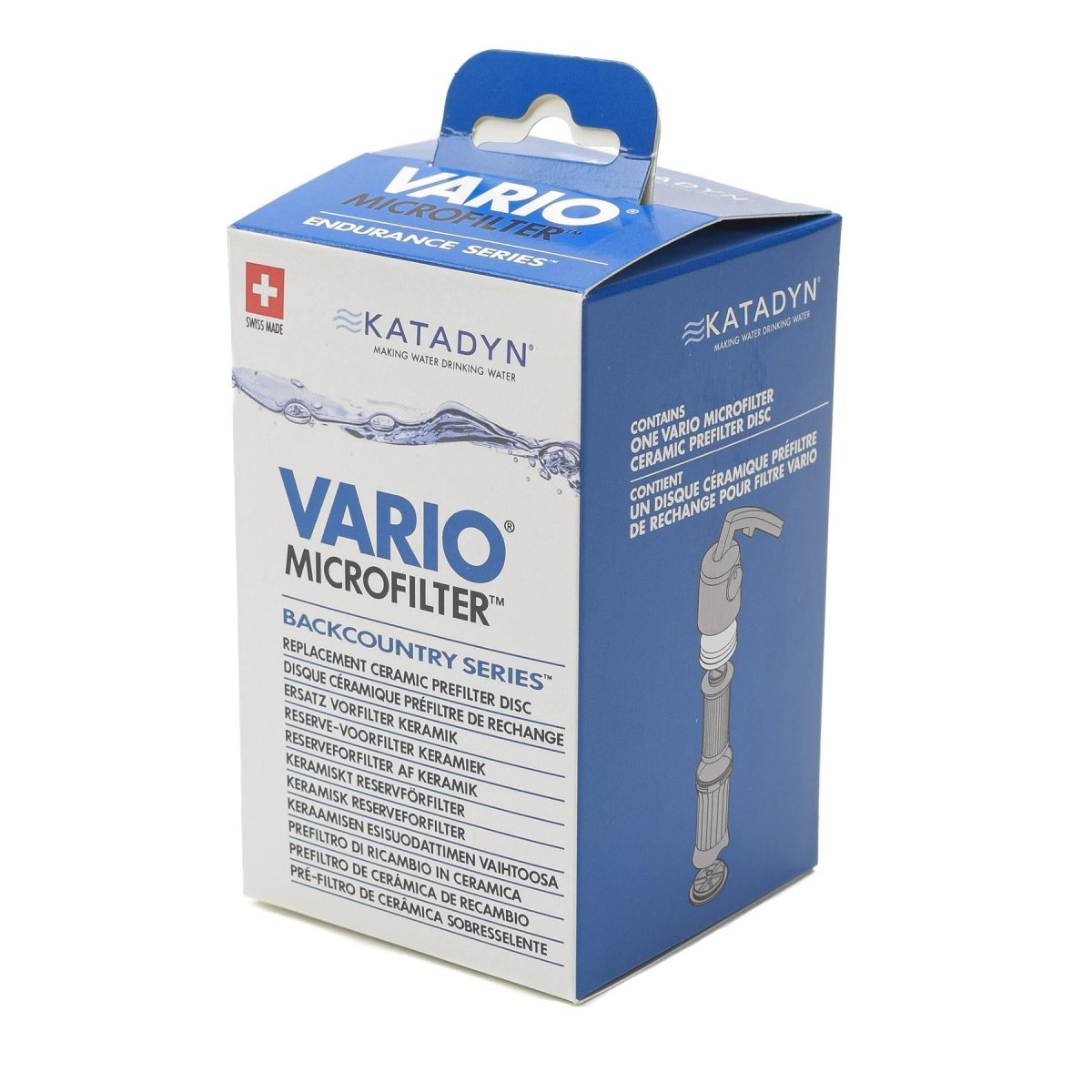 Katadyn Vario Węgiel Prefilter Zestaw zastępujący Wood Filtrowanie części zamiennych części zamiennych