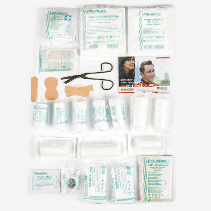 Leina-Werke First Aid Set 43 Pieces Large Emergency Camping Travel Survival Kit - GoMilitar