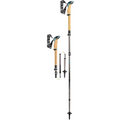 LEKI Cressida FX Carbon Kijki trekkingowe Damskie składane kijki turystyczne 100-120 cm