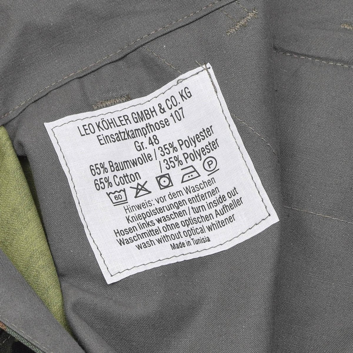 Leo Kohler Solidne spodnie bojowe ACU wzmocnione taktyczne spusty ładunkowe Flecklektarn