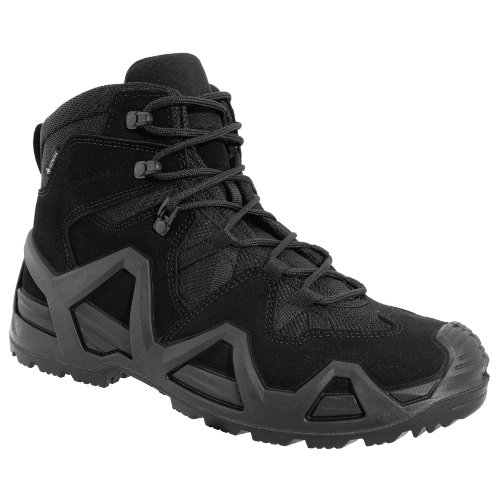 Buty bojowe LOWA Zephyr MK2 GTX Mid Combat GORE TEX Wodoodporne, odporne na ścieranie, czarne