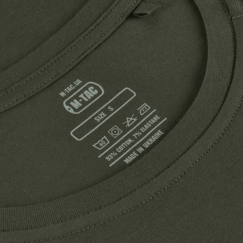 T-shirt M-Tac 93/7 Summer Comfort Fit Lekka, rozciągliwa bawełna w kolorze oliwkowym