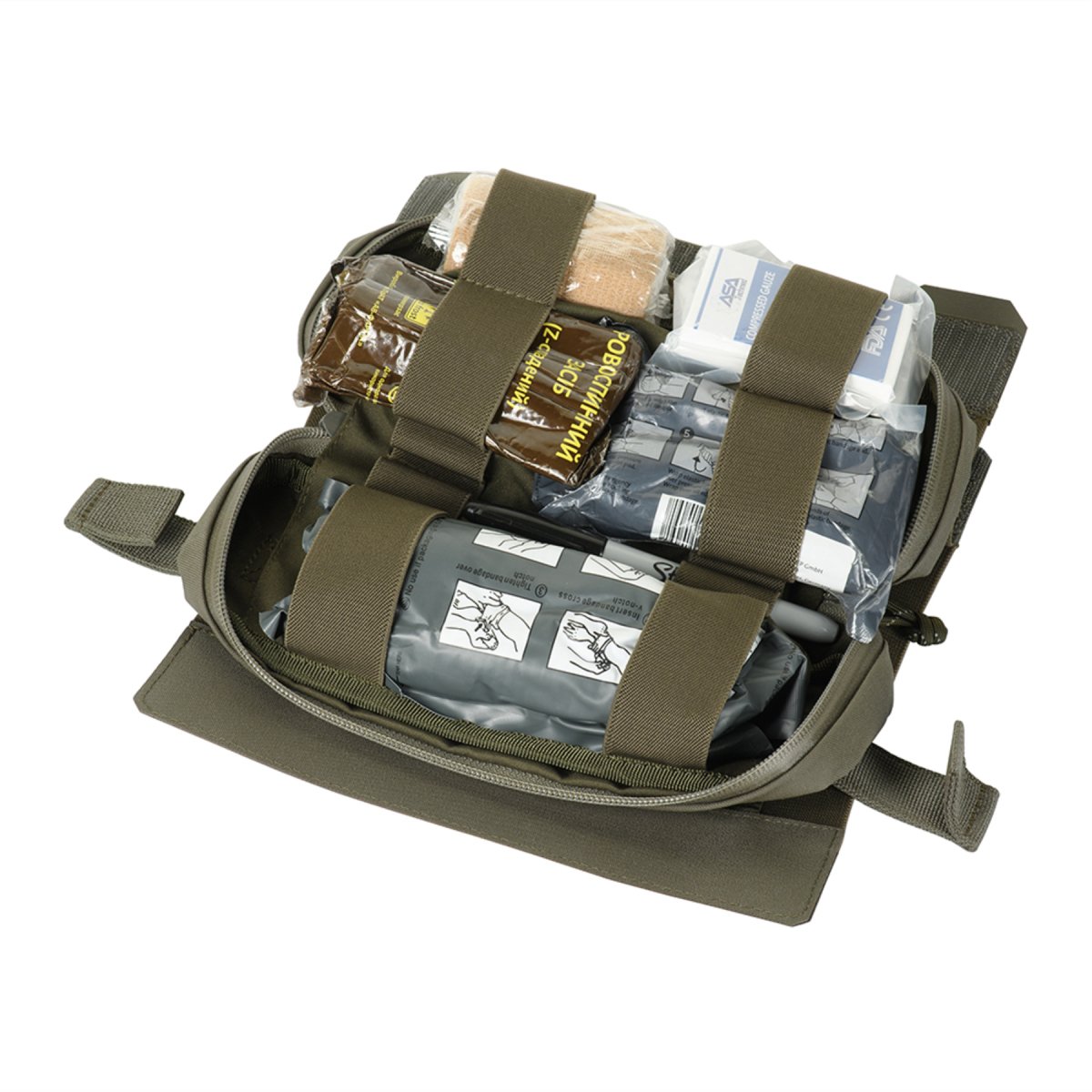 Pokrowiec medyczny M-TAC Cordura IFAK Roll Elite AquaGuard YKK Olive