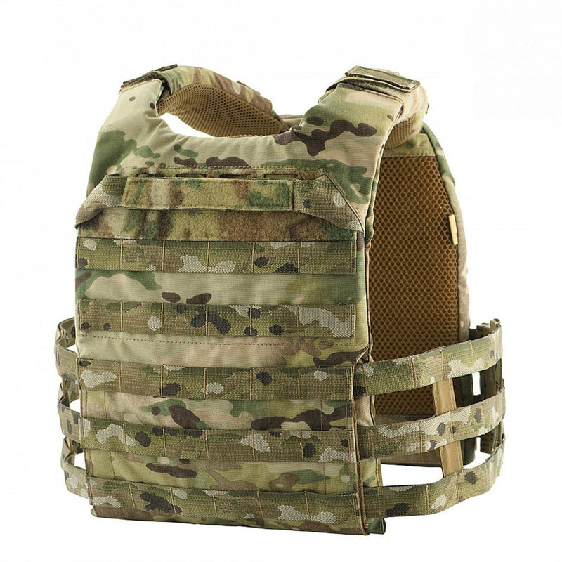 M - TAC Military Plate Carrier Vest tactical quick - release mag pouches Multicamo - GoMilitar