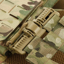 M - TAC Military Plate Carrier Vest tactical quick - release mag pouches Multicamo - GoMilitar
