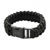 M-TAC Taktyczna Bransoletka Paracord Survival Taktyczna Outdoor Cord 3m Czarna