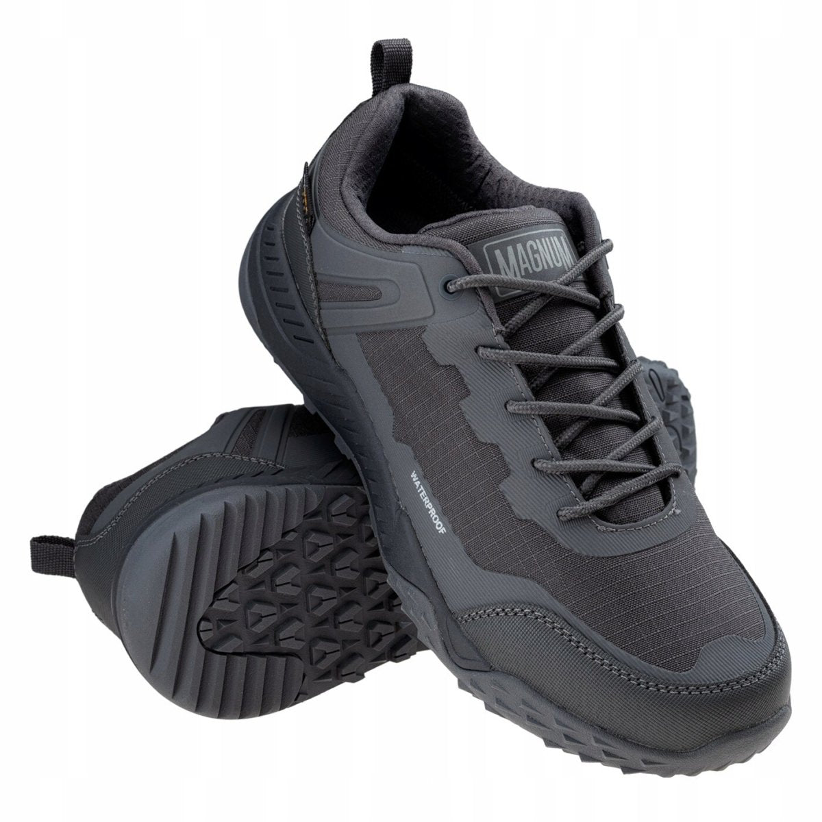 Buty turystyczne Magnum Bondsteel Low WP Wodoodporne, amortyzujące wstrząsy Hi Poly, czarne