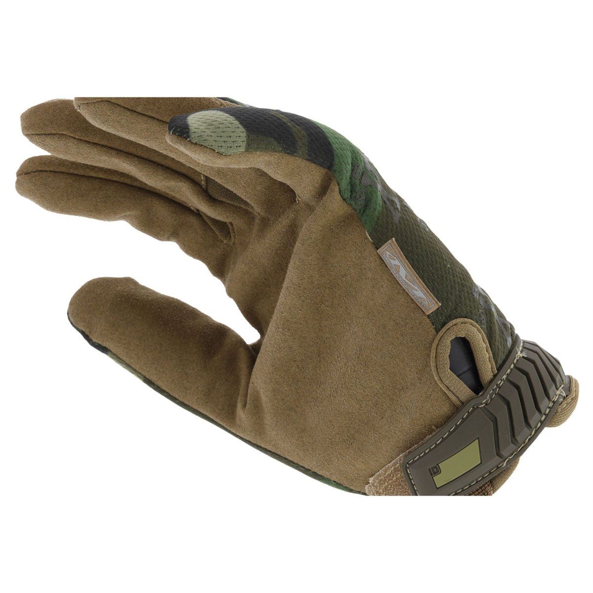 Rękawice taktyczne Mechanix Wear Oddychające wstawki z lycry na palcach Woodland Camo