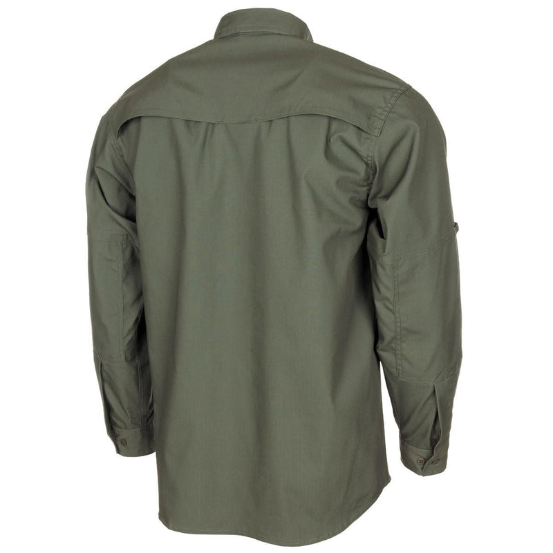 MFH Brand Army Style Style Tactical Tabirty powlekane Teflon Ripstop Lightweight Olive BDU