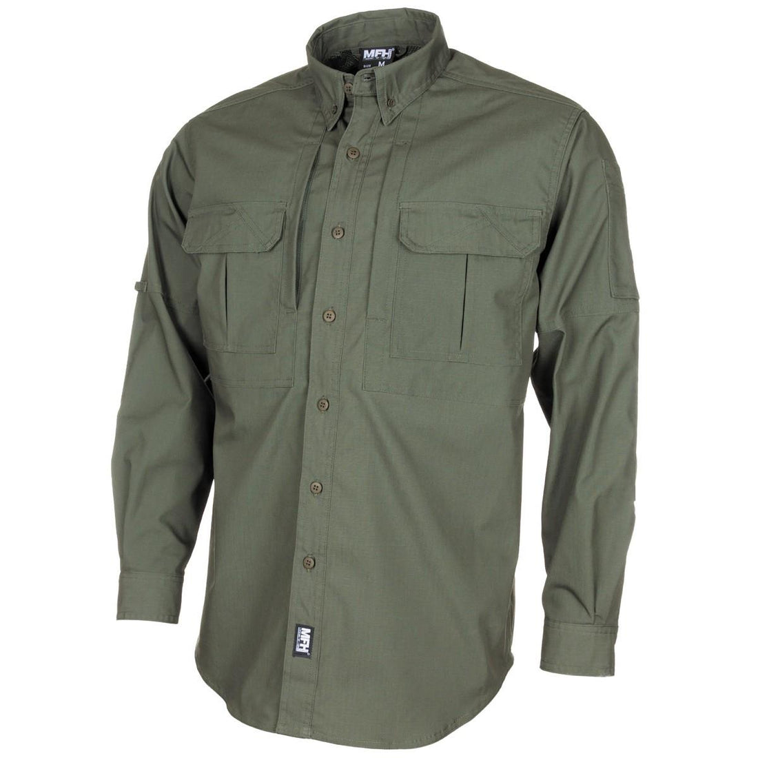 MFH Brand Army Style Style Tactical Tabirty powlekane Teflon Ripstop Lightweight Olive BDU