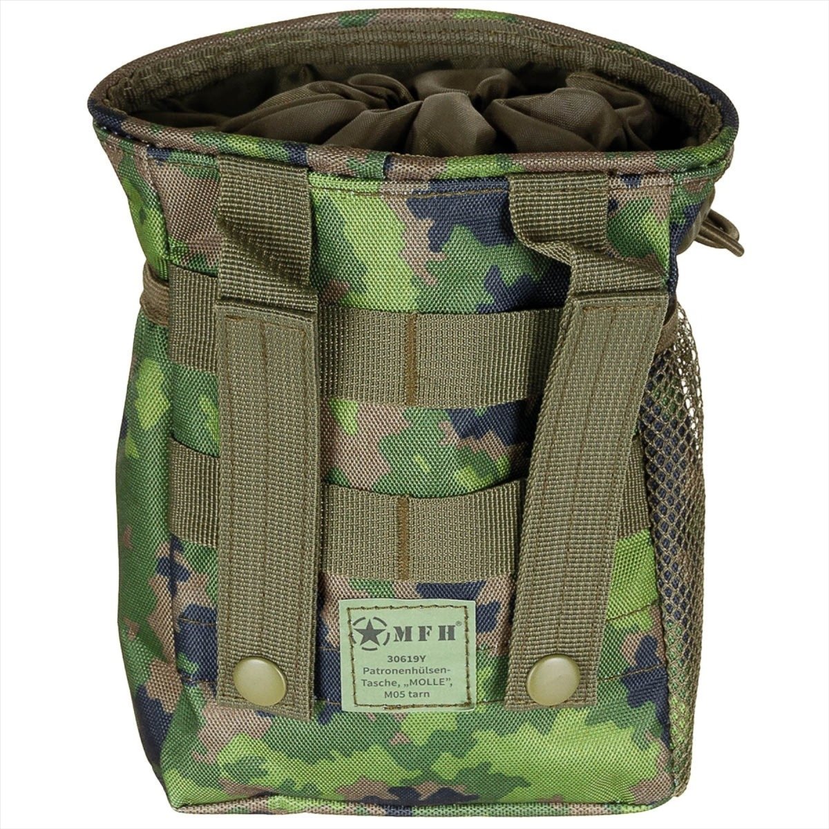 Ładownica zrzutowa MFH mieszcząca magazynki z mocowaniem MOLLE osprzęt taktyczny fiński M05 Camo