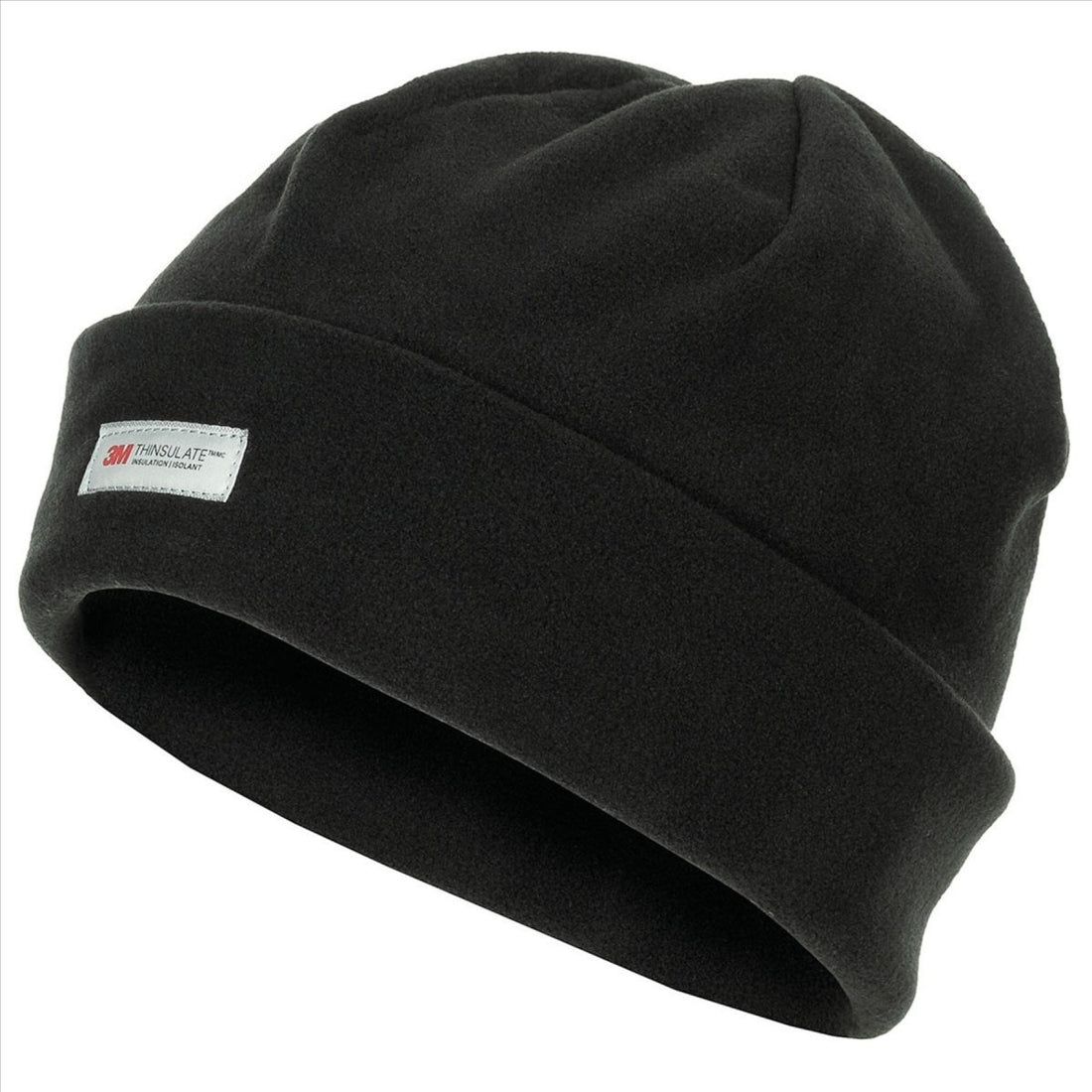 MFH Wojskowa czapka beanie z polaru Thinsulate, ocieplana na zimno, czarna