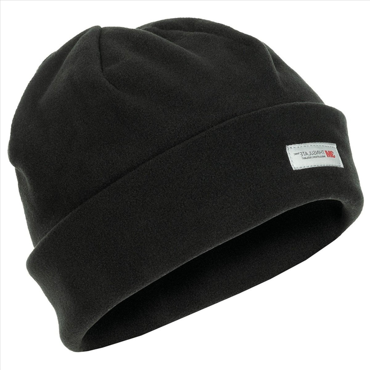 MFH Wojskowa czapka beanie z polaru Thinsulate, ocieplana na zimno, czarna