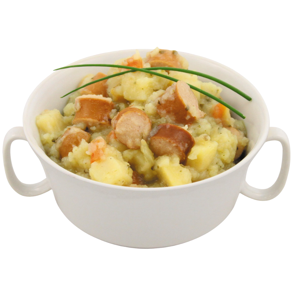MFH Zupa Ziemniaczana Kiełbasa Wiedeńska 400g Karma kempingowa w puszkach o długim okresie przydatności do spożycia