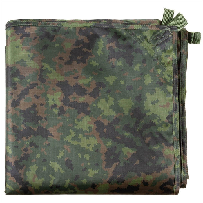 Tarp Plandeka Wodoodporna tkanina RipStop Fińska M05 Camo - GoMilitar