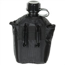 MFH U.S. Military Plastic Canteen 1L Cap Clips Załącznik BPA Free Black