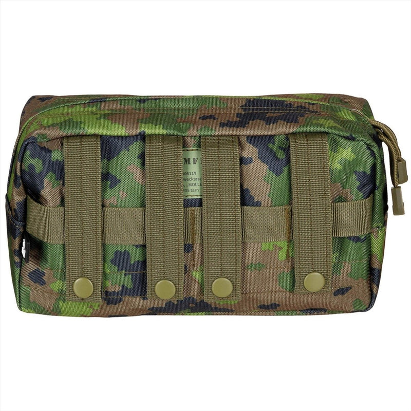 MFH Utility Torebka duże 2 -drogi zamykające pasy Molle Molle Camuflage M05