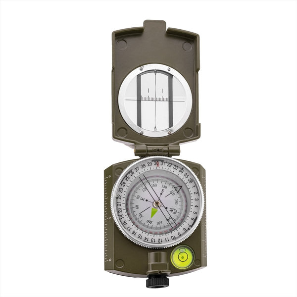 Mil-Tec Army Compass Metal Casting Wislaint obejmował nawigację oliwkową