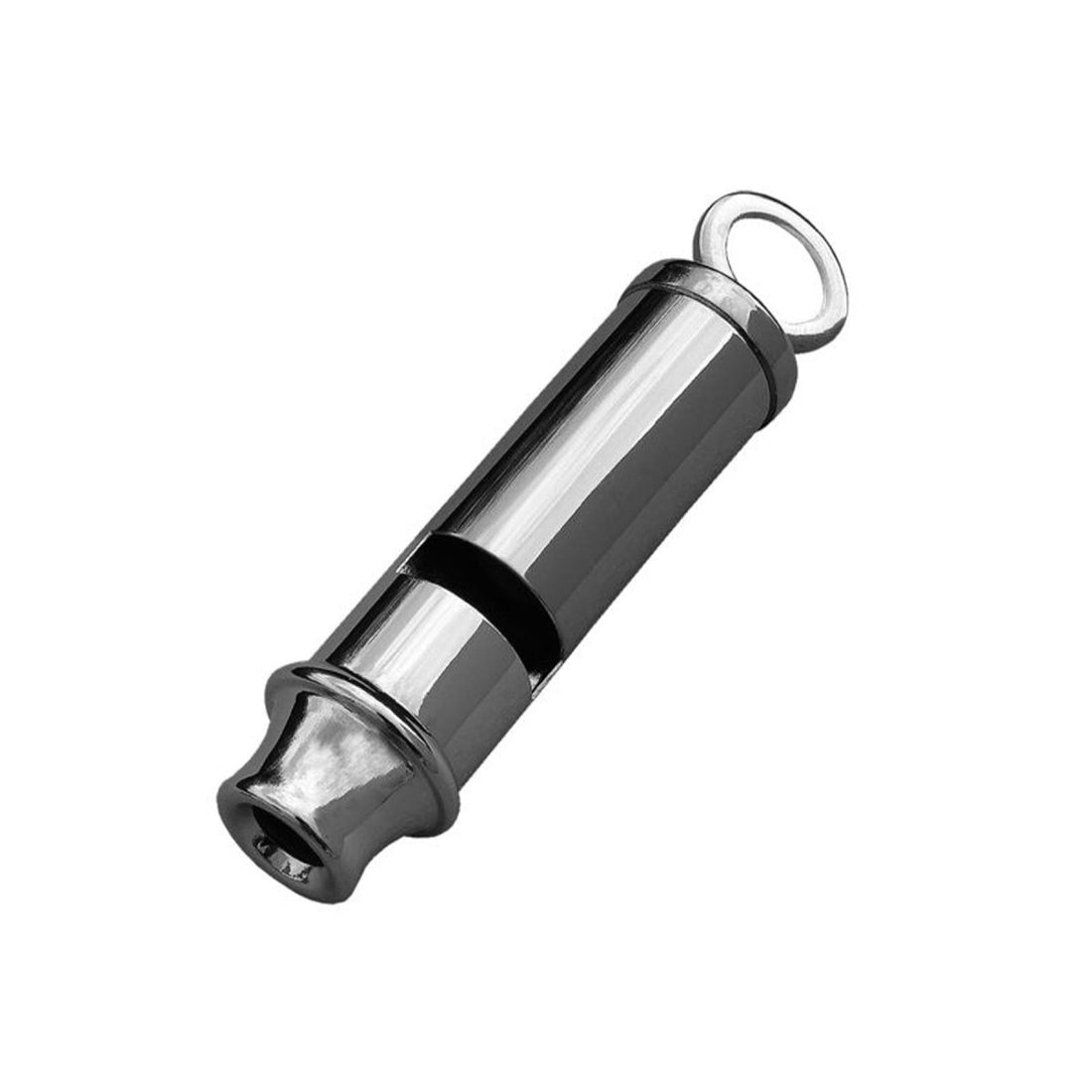 Mil-Tec Bobby Signal Whistle Nickel splowany mosiężny lekki trwały szary