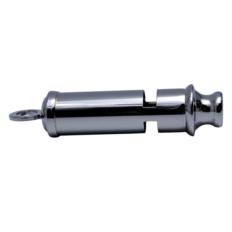 Mil-Tec Bobby Signal Whistle Nickel splowany mosiężny lekki trwały szary