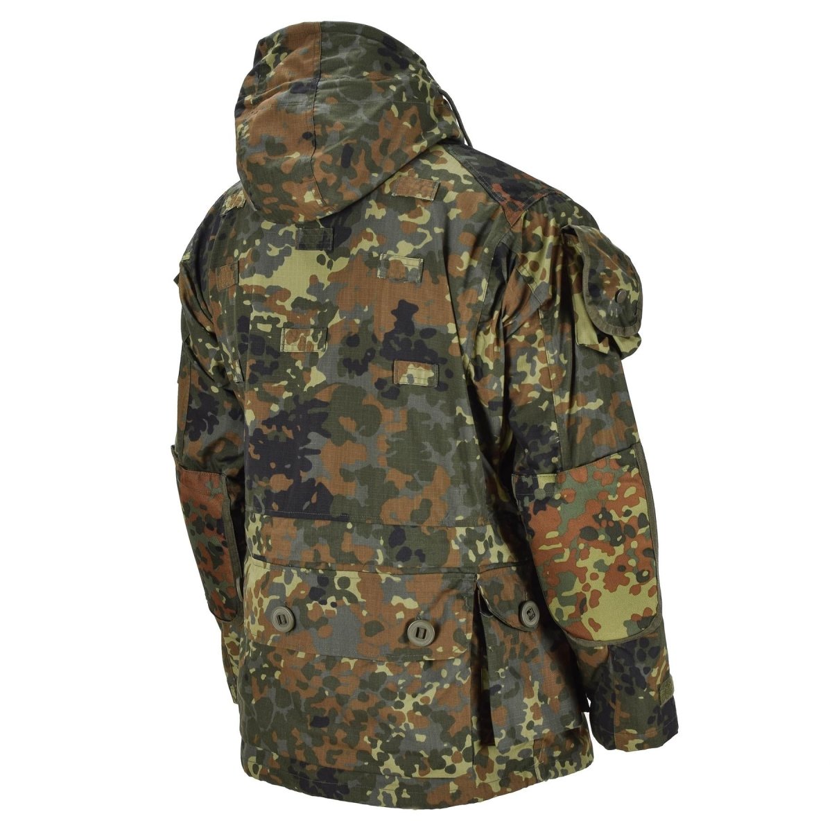 Kurtka marki MIL-TEC Ripstop Smock Niemiecka armia Flecklerktarn Camo Parka Men's Wear