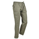 Mil-Tec U.S. Army-style olive ripstop cargo pants with multiple pockets, durable and lightweight for outdoor use.