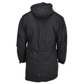 Marka MIL-TEC w stylu wojskowym w stylu wojskowym Parkana M51 z kapturem na kołdrowana liniowca Czarna nowa