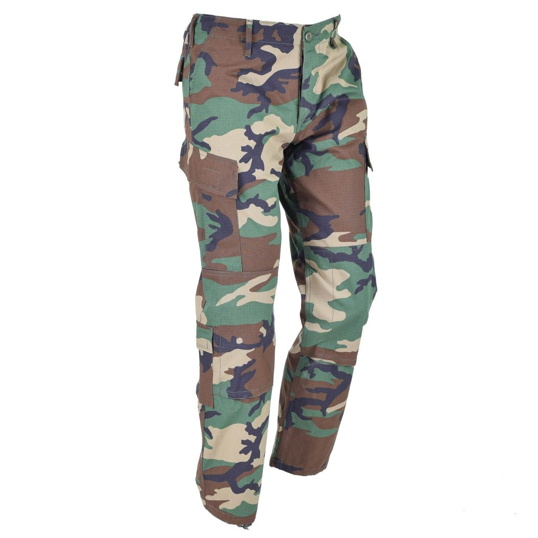 Marka MIL-TEC w stylu wojskowym USA Woodland Camo Ripstop Soldiers BDU Cargo Pants