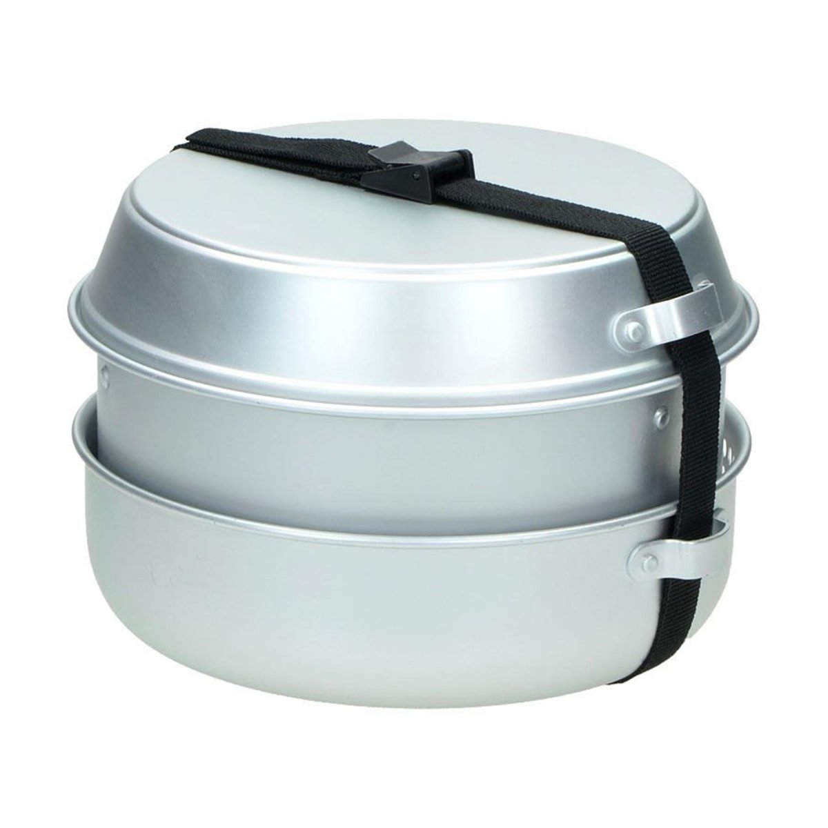 MIL-TEC Camping Set Zestaw naczynia naczynia naczynia kuchennego Alkohol Burner Aluminium Pot.