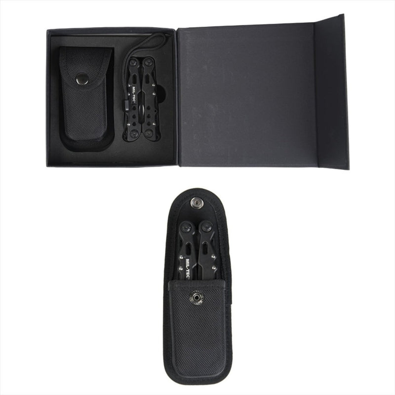 MIL-TEC COBRA Multi Tool Pocket Knife 9 Narzędzia Dostępne aluminiowe obudowa czarna