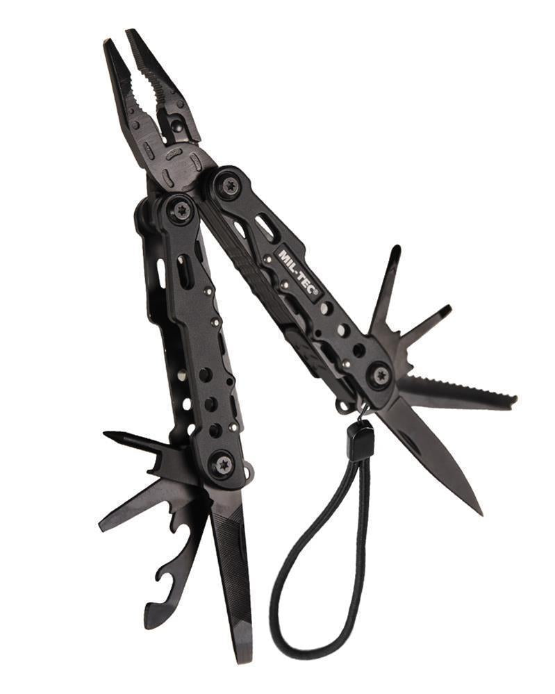 MIL-TEC COBRA Multi Tool Pocket Knife 9 Narzędzia Dostępne aluminiowe obudowa czarna