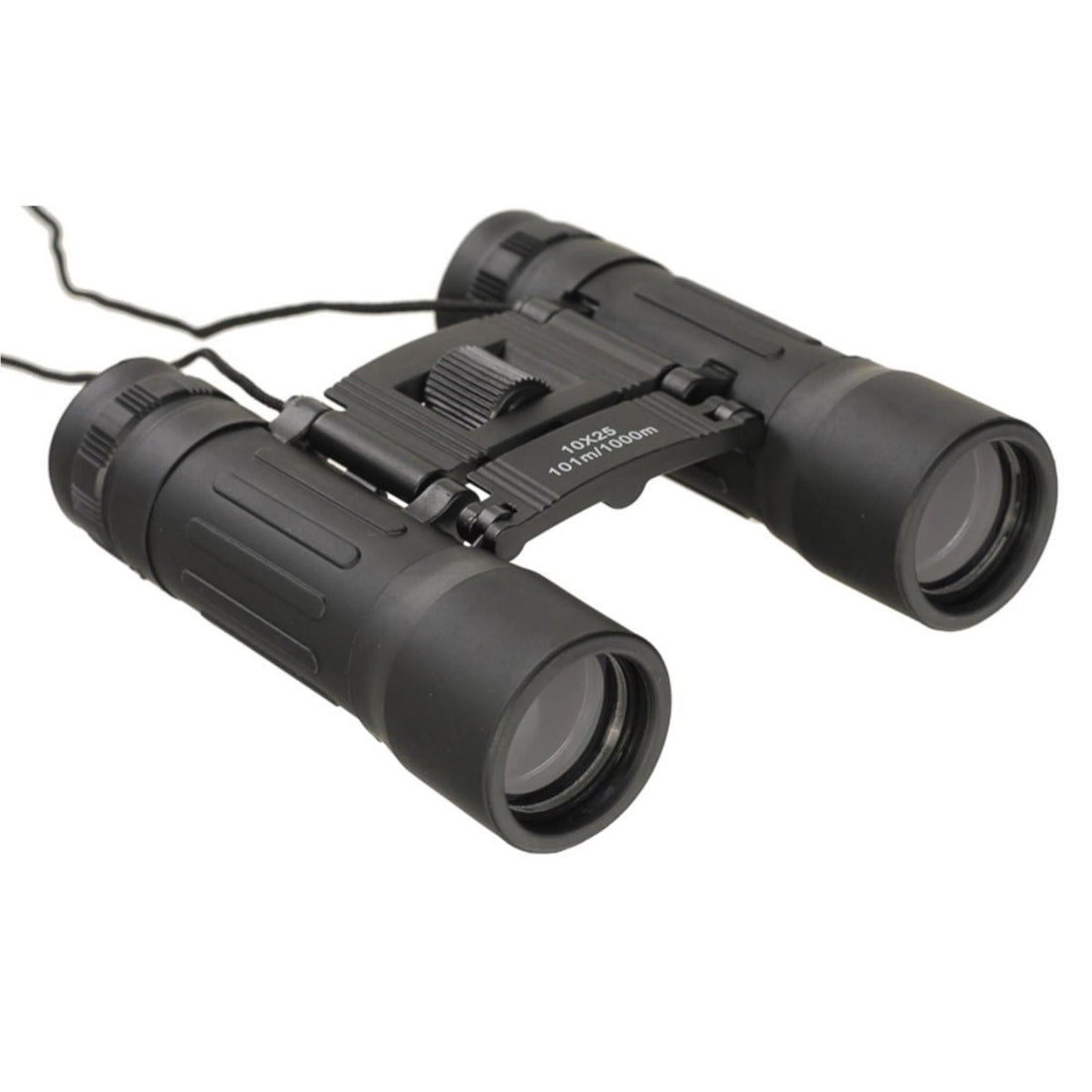 MIL-TEC składane lornetki 10x25 Clear View Ochronna nylonowa torba czarna