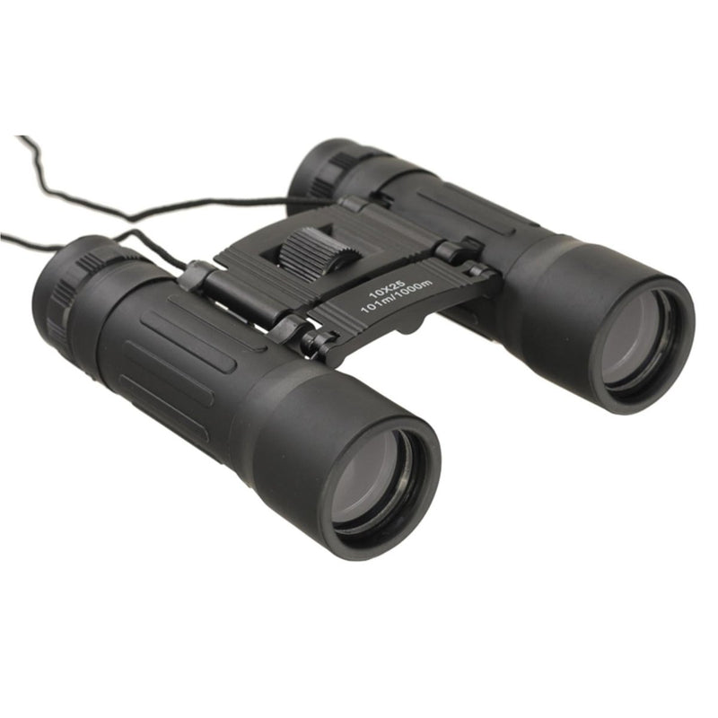 MIL-TEC składane lornetki 10x25 Clear View Ochronna nylonowa torba czarna