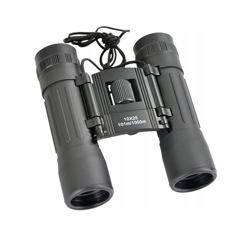 MIL-TEC składane lornetki 10x25 Clear View Ochronna nylonowa torba czarna