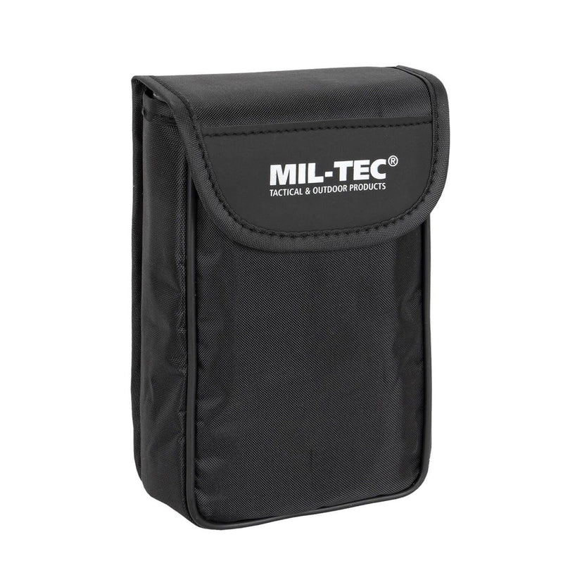MIL-TEC składane lornetki 10x42 Diopter Drobne strojenie noszące torebkę czarną