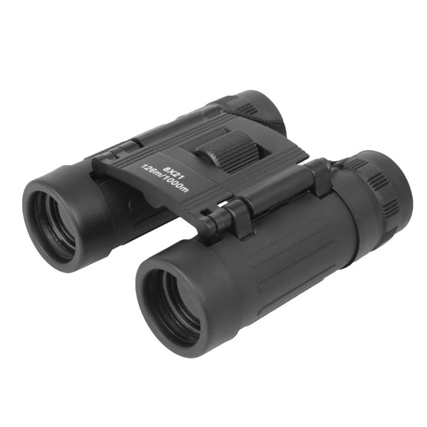 MIL-TEC składane lornetki 8x21 pola widzenia 126M nylonowa torba zawierająca czarny