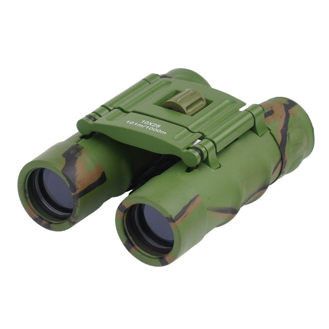 MIL-TEC Gen II składane lornetki 10x25 Diopter Fine Tuning torebka Camo