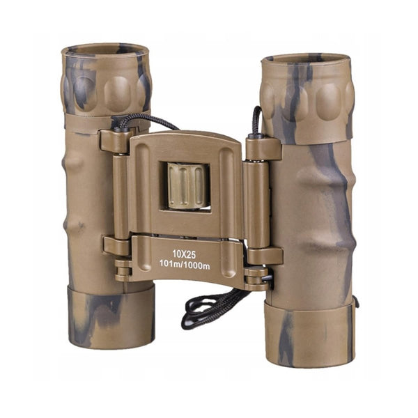 MIL-TEC Gen II składane lornetki 10x25 Diopter Drobne Tuning Torebka