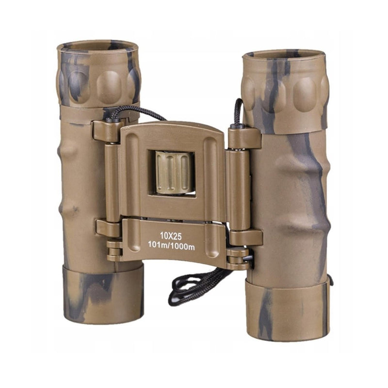 MIL-TEC Gen II składane lornetki 10x25 Diopter Drobne Tuning Torebka