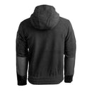 MIL - TEC GEN II Fleece Jacket Warm Reinforced Elbows Hood Chest Pocket Black - GoMilitar