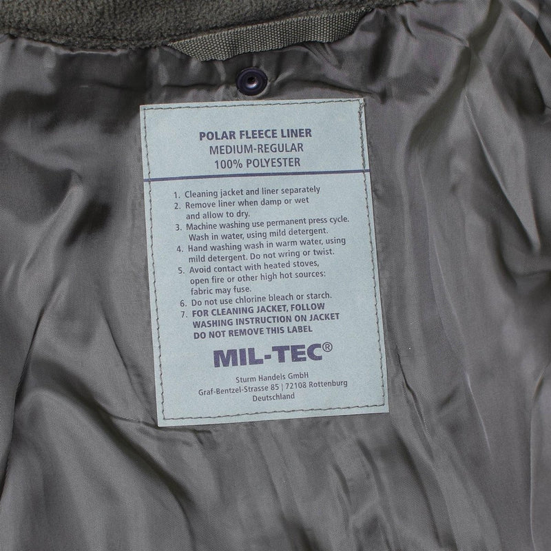 MIL-TEC Niemiecka armia niemiecka w liniowcu Goretex Camo Flecklerph Waterproof Men Kurtka