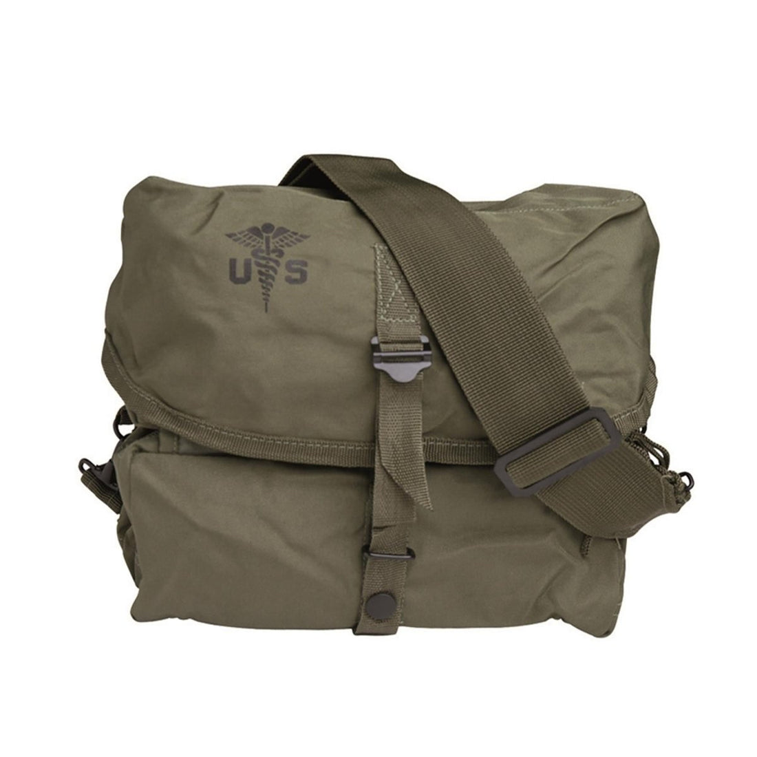 Mil-Tec Medical Bag Zestaw 7L Główna kieszeń 2-Way Zippers Regulowany pasek Olive