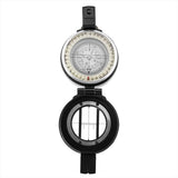 Mil-Tec Metal Lensatic Compass Aluminium obudowa błyszcząca twarz nawigacja czarna