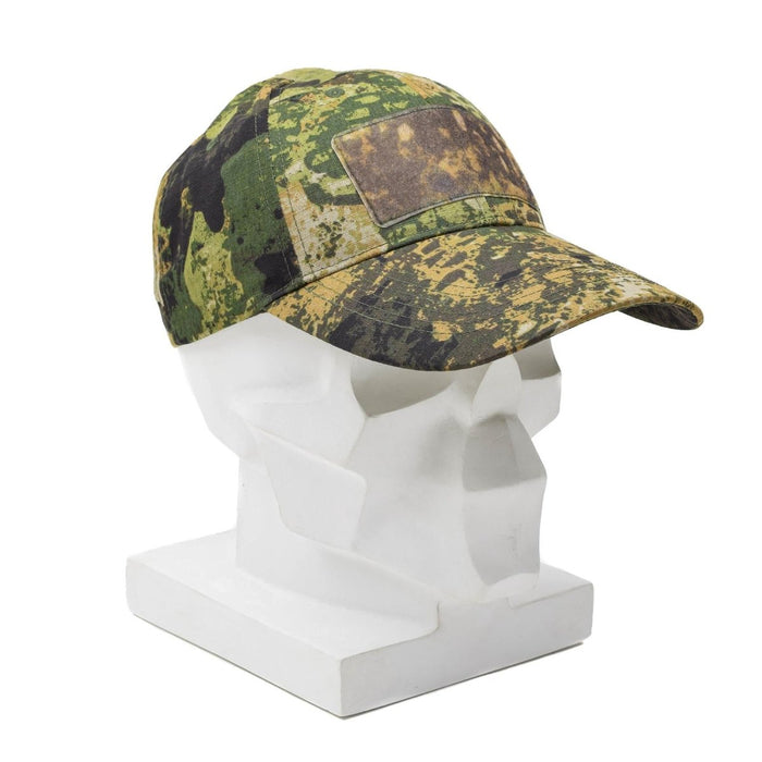 MIL-TEC military style Base Cap camouflage lightweight adjustable patch plates - GoMilitar