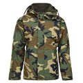 MIL-TEC Wojskowy styl Gen II wyłożony zimowa kurtka lasu Camo Soft Shell Parka