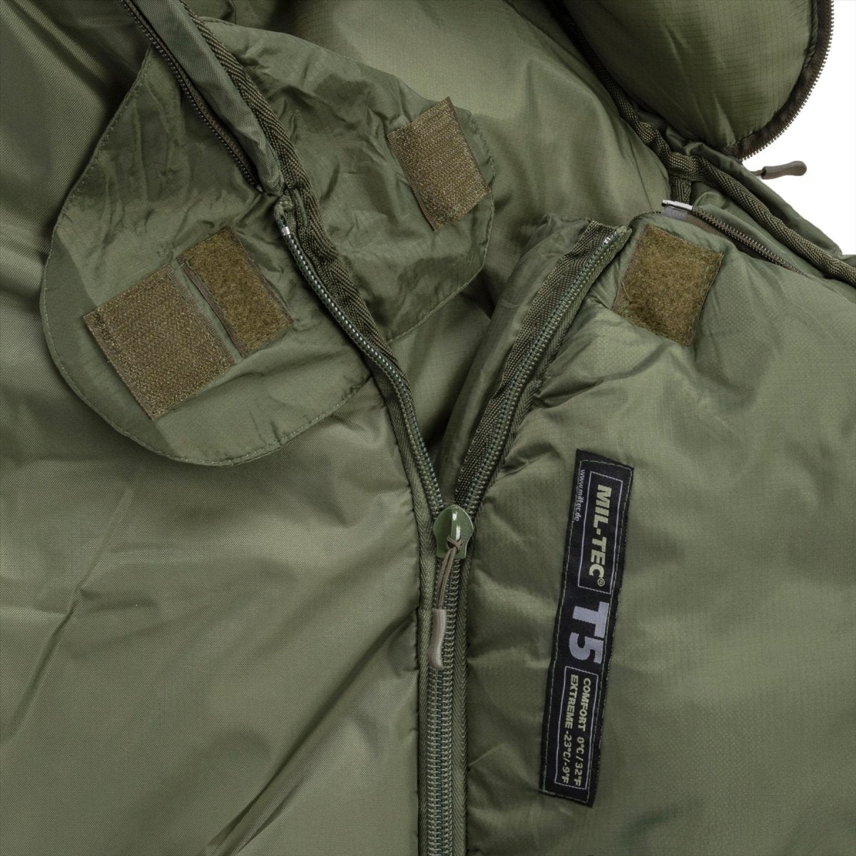 MIL-TEC TACTICAL 5 Śpiwodowa Izolacja termolitu powlekana teflonowa oliwka