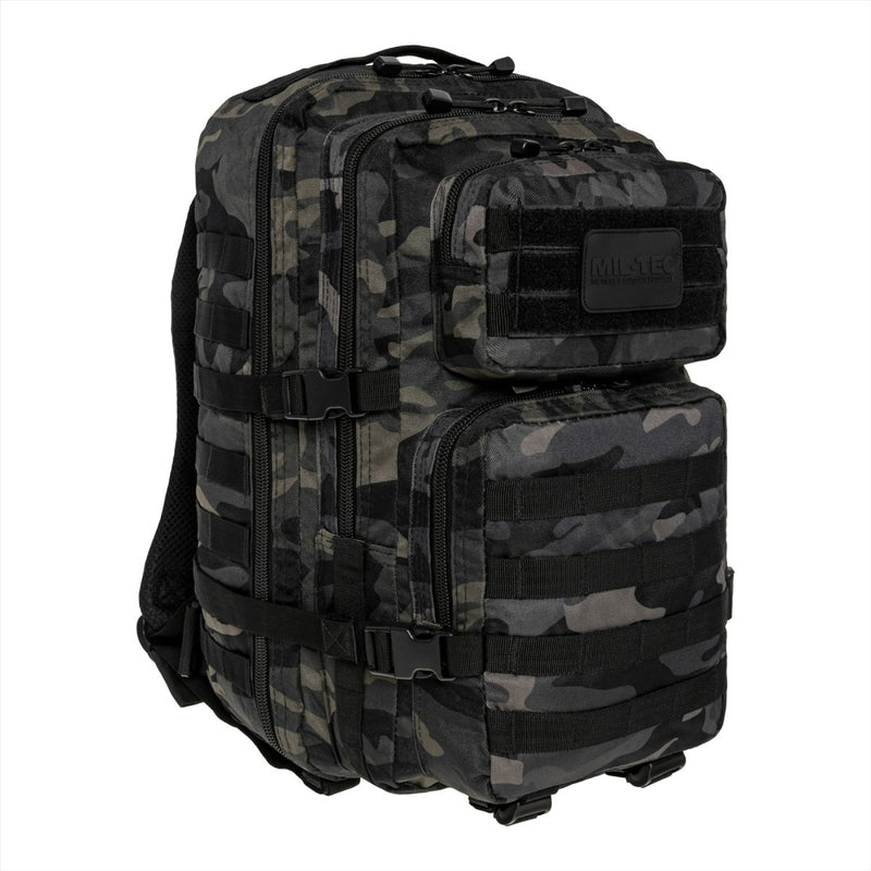 MIL-TEC US Assault Tactical Backpack 36L Ergonomic Formed Formed Ramiona